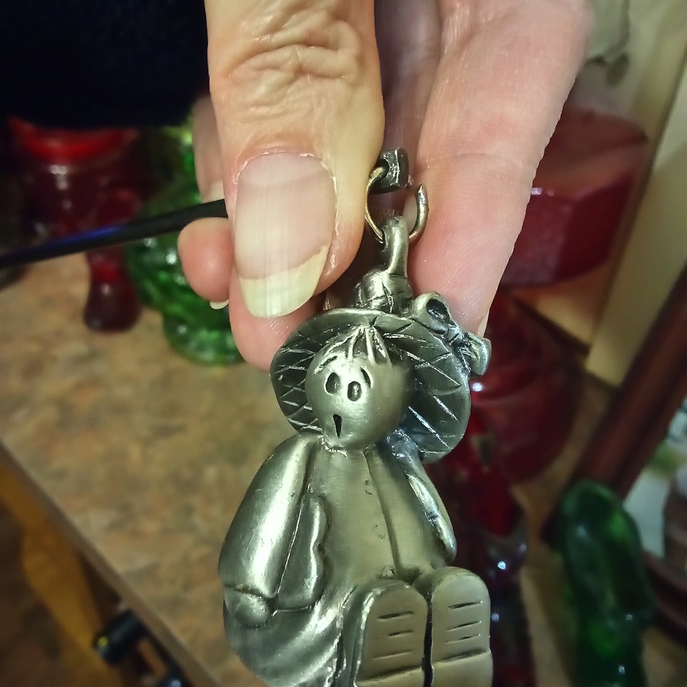 Vintage Pewter Candle Snuffer. - Picture 6 of 14